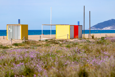 Imatge de la platja de Castelldefels