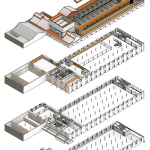 Model axonometria explosionada