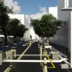 Render vista interior carrer
