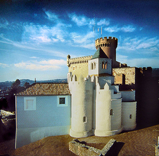 Vista posterior del Castell