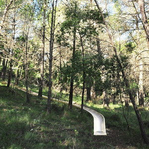 Inici de les obres del nou parc de la Parellada