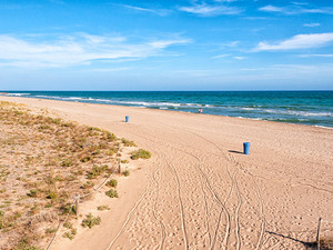 Imatge de la platja de Viladecans