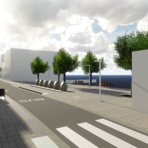 Render vista interior carrer