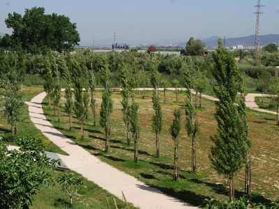 Accessos al parc fluvial de Sant Boi de Llobregat