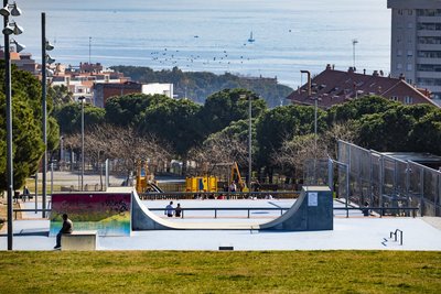 Vista de l'skatepark