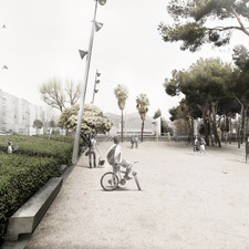 Obres de remodelació al parc de Joan Oliver