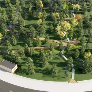 Vista interior del parc