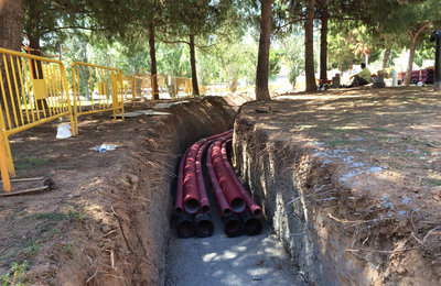 Imatge del projecte de soterrament