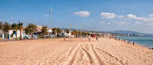 Imatge de la platja de Badalona