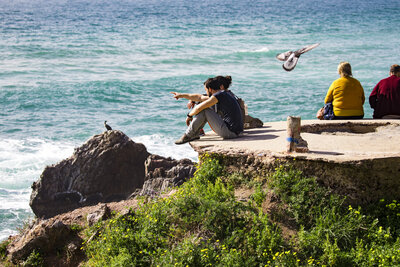 Imatge de la platja de Montgat