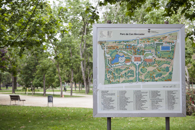 Mapa de senyalització del parc