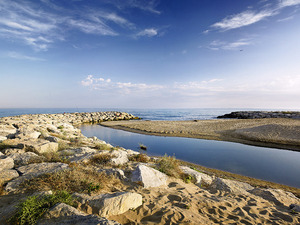 Imatge de les platges del Prat Llobregat