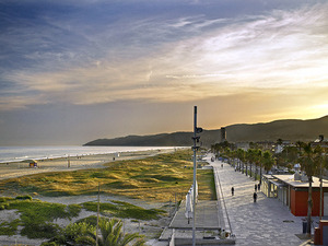 Imatge de la platja de Castelldefels