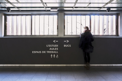 Senyalització dels diversos espais