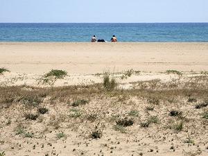 Imatge de la platja de Viladecans