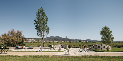 Diferents zones de descans del camí