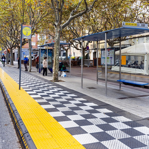 Parada de bus a Esplugues