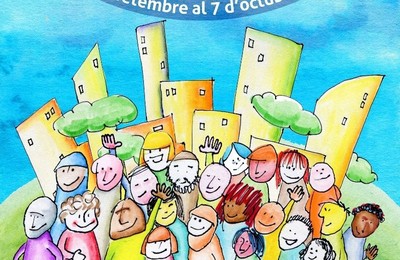 Cartell de la campanya Ciutats defensores dels drets humans