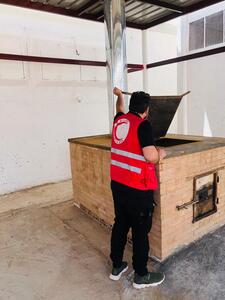 Sanitary waste management in north-eastern Syria