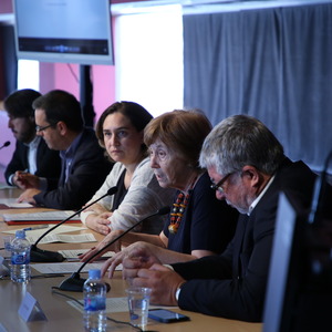 Antonio Balmón, vicepresident executiu de l'AMB, parla durant la presentació