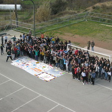 Foto de grup d'una de les activitats del projecte