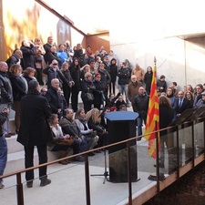 Torra durant la inauguració