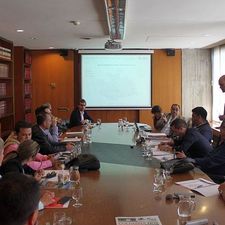 Representants de l'AMB i de Quindio durant una reunió de treball