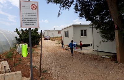 Cases prefabricades del camp de refugiats