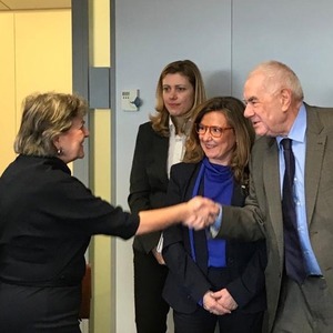 Maragall i Ferreira durant la reunió