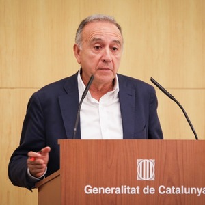 Poveda durant la cimera