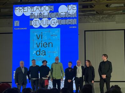 Foto de família de l'entrega de premis