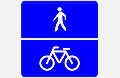 Senyal de bicicletes i vianants