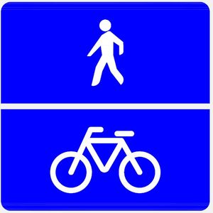 Senyal de bicicletes i vianants