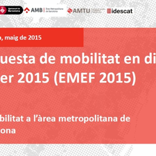 Enquesta de mobilitat en dia feiner (EMEF 2015)