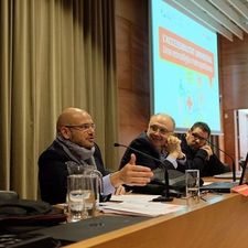 Anxo Queiruga, Héctor Santcovsky i Antonio Martínez