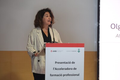 Olga Morales, consellera delegada de Polítiques Socials i d’Igualtat de l’AMB i, alcaldessa de Viladecans