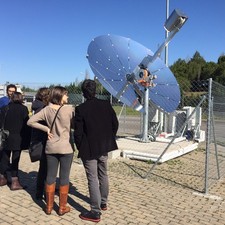 Captador solar dish-stirling