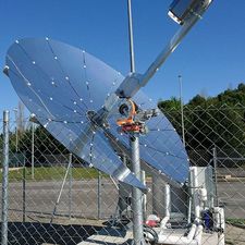 Posada en marxa del captador solar dish-stirling