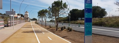 Imatge general del carril bici