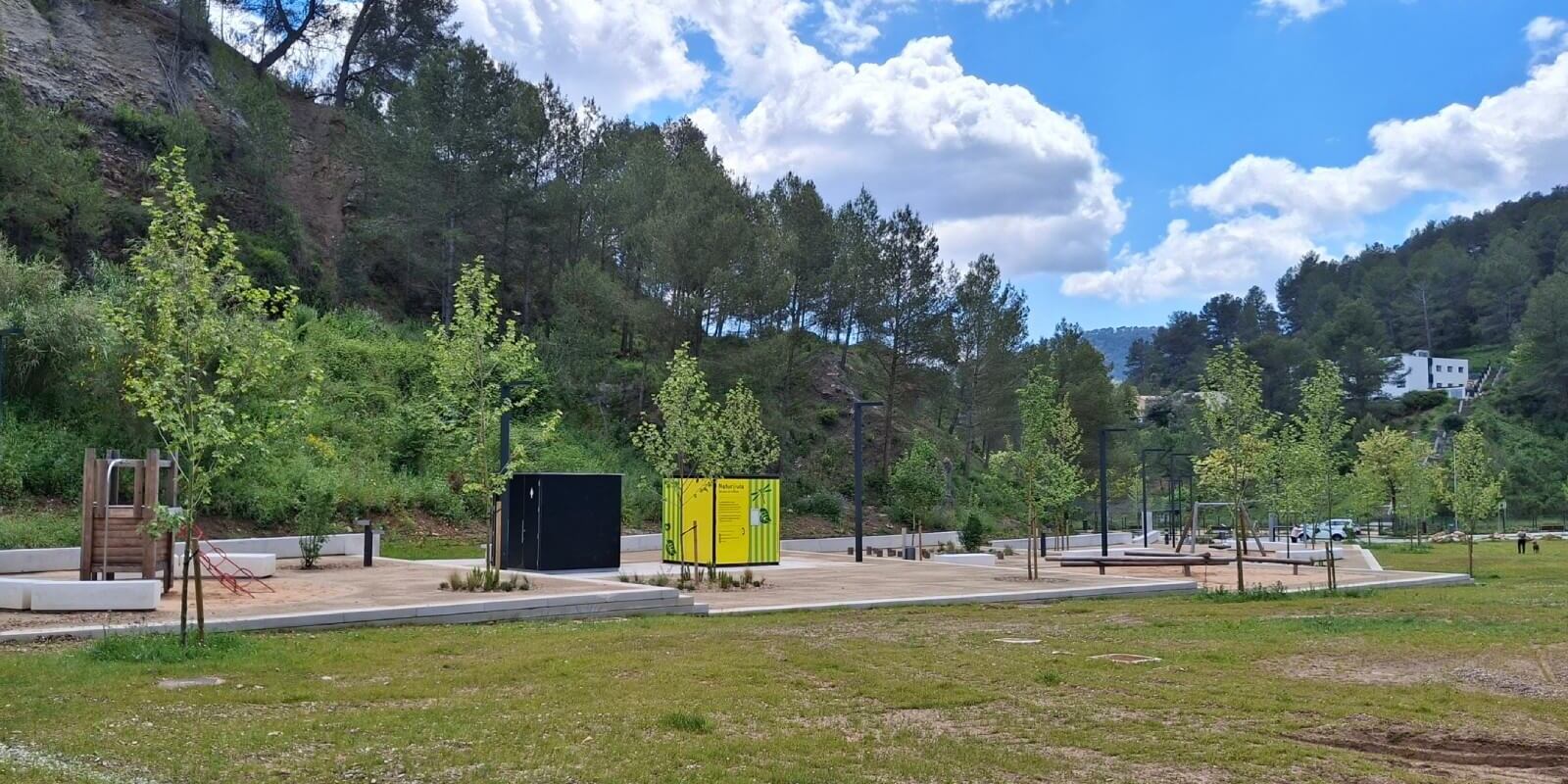 Vista general del nou parc