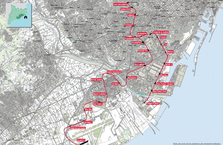 L9-10 Zona Universitària - Aeroport / Zona Franca
